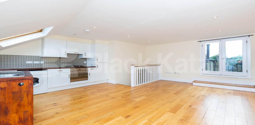 Superb top floor split level one bedroom property minutes from Clapton station Mount Pleasant Lane, Clapton